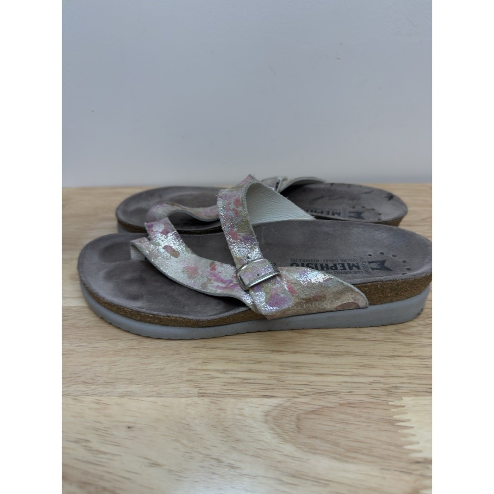 Mephisto Helen Fog Paint Splatter Pattern Sandal Boho US Size 9 EU 39 #13 - Picture 4 of 8